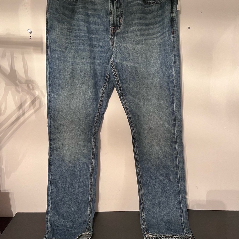 Old Navy Blue Straight Jeans Classic Fit